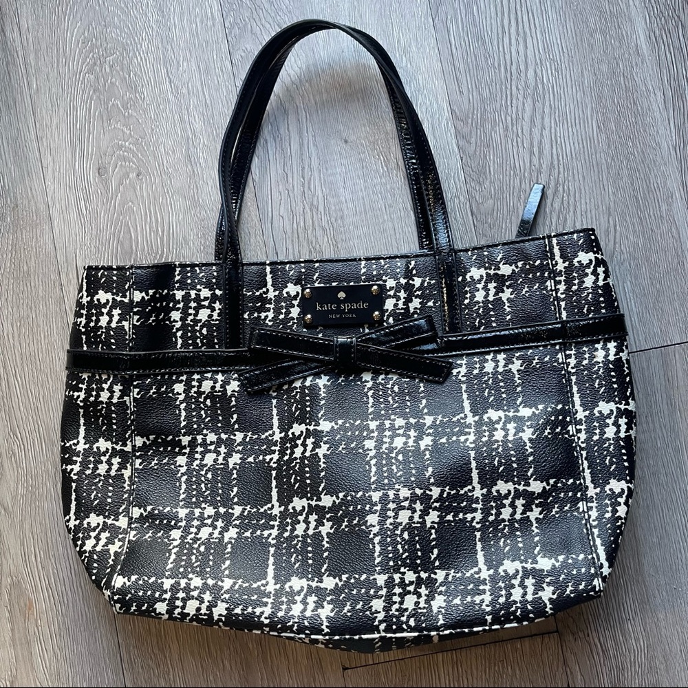 Kate Spade Belleville Plaid Helena tote